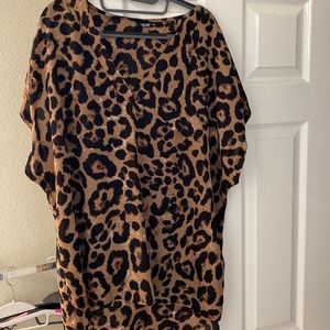 SHEIN Leopard Blouse